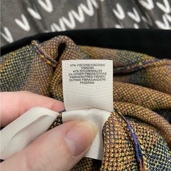 RACHEL Rachel Roy Abstract Multicolour Midi Structured Skirt Extra Large - Picture 6 of 7